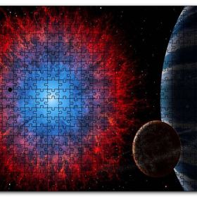 Cakapuzzle Gezegenler ve Evren Kesiti Ahşap 255 Parça Puzzle