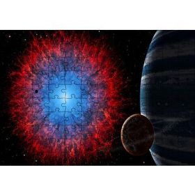 Cakapuzzle Gezegenler ve Evren Kesiti Mdf 120 Parça Puzzle