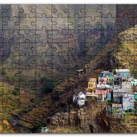 Cakapuzzle Gine Bissau Dağ Köyü Mdf 120 Parça Puzzle