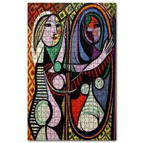 Cakapuzzle Girl Before A Mirror 1932 By Pablo Picasso Ahşap 1000 Parça Puzzle
