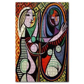 Cakapuzzle Girl Before A Mirror 1932 By Pablo Picasso Ahşap 1000 Parça Puzzle