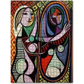 Cakapuzzle Girl Before A Mirror 1932 By Pablo Picasso Ahşap 500 Parça Puzzle