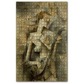 Cakapuzzle Girl With A Mandolin 1910 By Pablo Picasso Ahşap 1000 Parça Puzzle