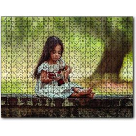 Cakapuzzle Gitar Çalan Çocuk 500 Parça Puzzle