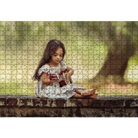 Cakapuzzle Gitar Çalan Çocuk 500 Parça Puzzle