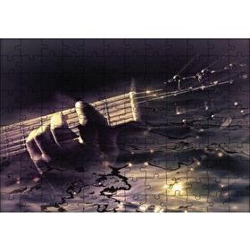Cakapuzzle Gitar Su Işık Yansımaları Fantastik 120 Parça Puzzle