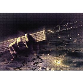 Cakapuzzle Gitar Su Işık Yansımaları Fantastik 500 Parça Puzzle