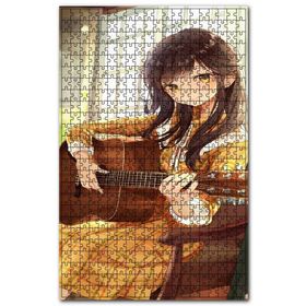 Cakapuzzle Gitarlı Kız Animasyon Ahşap 255 Parça Puzzle