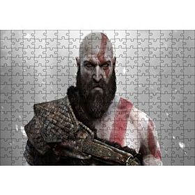 Cakapuzzle God of War Kratos 120 Parça Ahşap Puzzle