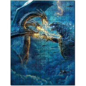 Cakapuzzle Godzilla Canavarların Kralı Film Görseli Mdf 255 Parça Puzzle