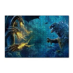Cakapuzzle Godzilla King of The Monsters 120 Parça Ahşap Puzzle