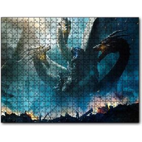 Cakapuzzle Godzilla Kral Ghidorah Son Savaş Ahşap 1000 Parça Puzzle