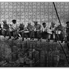 Cakapuzzle Gökdelende Öğle Yemeği Amerika Mdf 255 Parça Puzzle