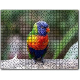 Cakapuzzle Gökkuşağı Lorikeet Papağanı Mdf 120 Parça Puzzle