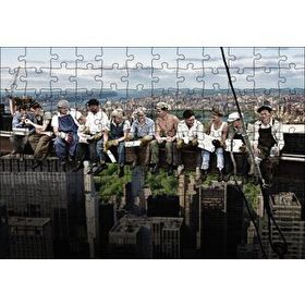 Cakapuzzle Göktelende Öğle Yemeği Mdf 120 Parça Puzzle