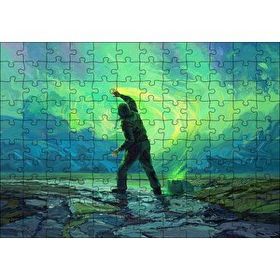 Cakapuzzle Gökyüzünü Boyayan Adam Mdf 120 Parça Puzzle