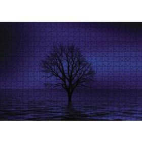 Cakapuzzle Göl İçinde Kury Ağaç 120 Parça Ahşap Puzzle