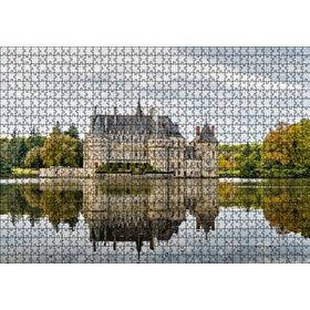 Cakapuzzle Göl Kıyısındaki Görkemli Şato Mdf 1000 Parça Puzzle