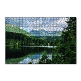 Cakapuzzle Göl Orman Dağ 120 Parça Ahşap Puzzle