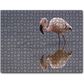 Cakapuzzle Gölde Avlanan Flamingo Mdf 1000 Parça Puzzle