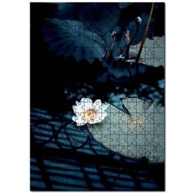 Cakapuzzle Gölde Dev Yapraklar ve Nilüfer Çiçeği Mdf 255 Parça Puzzle