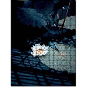 Cakapuzzle Gölde Dev Yapraklar ve Nilüfer Çiçeği Mdf 255 Parça Puzzle