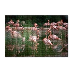 Cakapuzzle Gölde Flamingolar 120 Parça Ahşap Puzzle