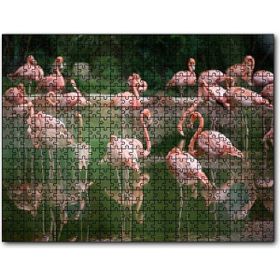Cakapuzzle Gölde Flamingolar Mdf 500 Parça Puzzle