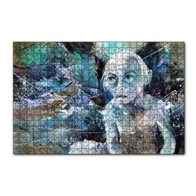 Cakapuzzle Gollum Suluboya Duvar Boyama 120 Parça Ahşap Puzzle