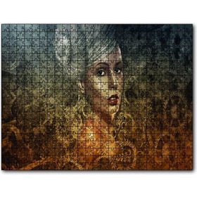 Cakapuzzle Gotik Steampunk Portre Kadın Genç Ahşap 255 Parça Puzzle