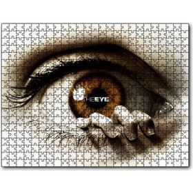 Cakapuzzle Göz ve Kenarındaki Parmaklar Mdf 120 Parça Puzzle