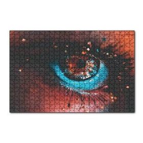 Cakapuzzle Göz ve Kirpikler Yakın Plan 120 Parça Ahşap Puzzle
