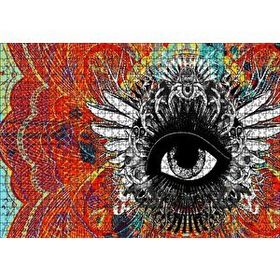 Cakapuzzle Göz ve Sürreal Objeler Kompozisyon 120 Parça Ahşap Puzzle
