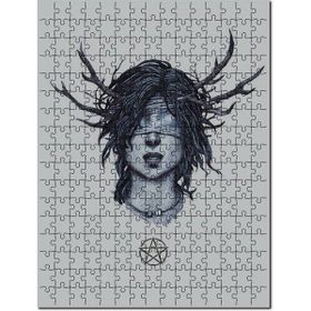 Cakapuzzle Gözleri Kapalı Minimalist Anime Adam Görsel Mdf 500 Parça Puzzle