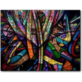 Cakapuzzle Graffiti Içiçe Renkli Harfler 255 Parça Puzzle