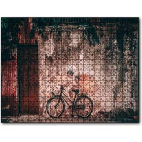 Cakapuzzle Grafiti Bisiklet Çocukları Görseli Mdf 120 Parça Puzzle