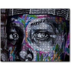 Cakapuzzle Grafiti Gözler Sokak Sanatı Görsel Mdf 1000 Parça Puzzle