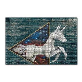 Cakapuzzle Grafiti Origami Sokak Sanatı Görseli 120 Parça Ahşap Puzzle