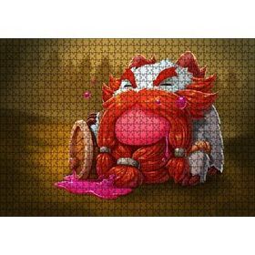 Cakapuzzle Gragas Oyunu Kahramanı Animasyon Görseli 120 Parça Ahşap Puzzle