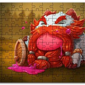 Cakapuzzle Gragas Oyunu Kahramanı Animasyon Görseli Mdf 255 Parça Puzzle