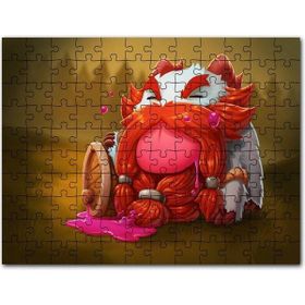 Cakapuzzle Gragas Oyunu Kahramanı Animasyon Görseli Mdf 255 Parça Puzzle