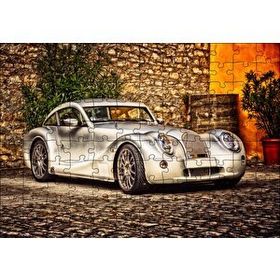 Cakapuzzle Gri Antika Spor Araba 120 Parça Ahşap Puzzle