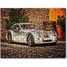 Cakapuzzle Gri Antika Spor Araba 120 Parça Puzzle