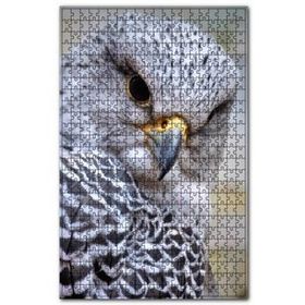 Cakapuzzle Gri Doğan Yakın Plan 120 Parça Ahşap Puzzle