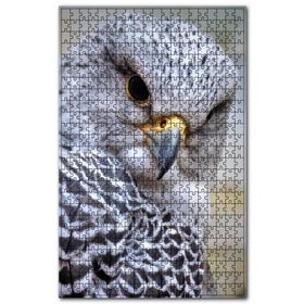 Cakapuzzle Gri Doğan Yakın Plan Ahşap 255 Parça Puzzle
