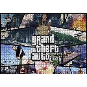 Cakapuzzle GTA 5 Aktiviteler Kompozisyon 120 Parça Ahşap Puzzle
