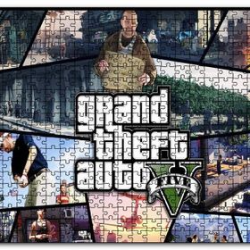 Cakapuzzle Gta 5 Aktiviteler Kompozisyon Mdf 120 Parça Puzzle