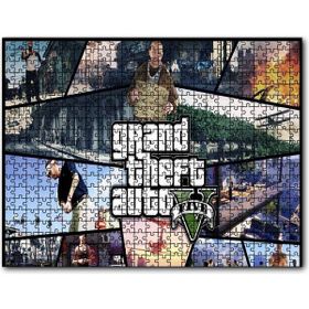Cakapuzzle Gta 5 Aktiviteler Kompozisyon Mdf 120 Parça Puzzle