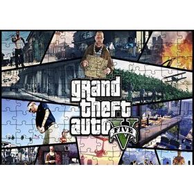 Cakapuzzle Gta 5 Aktiviteler Kompozisyon Mdf 120 Parça Puzzle