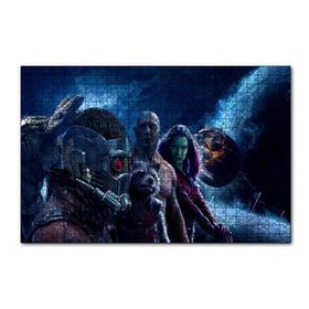 Cakapuzzle Guardians of The Galaxy 4 Kahraman 120 Parça Ahşap Puzzle